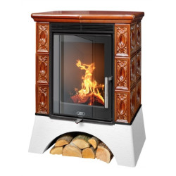 Kachlová kamna ABX Helvetia exklusive Hnědá